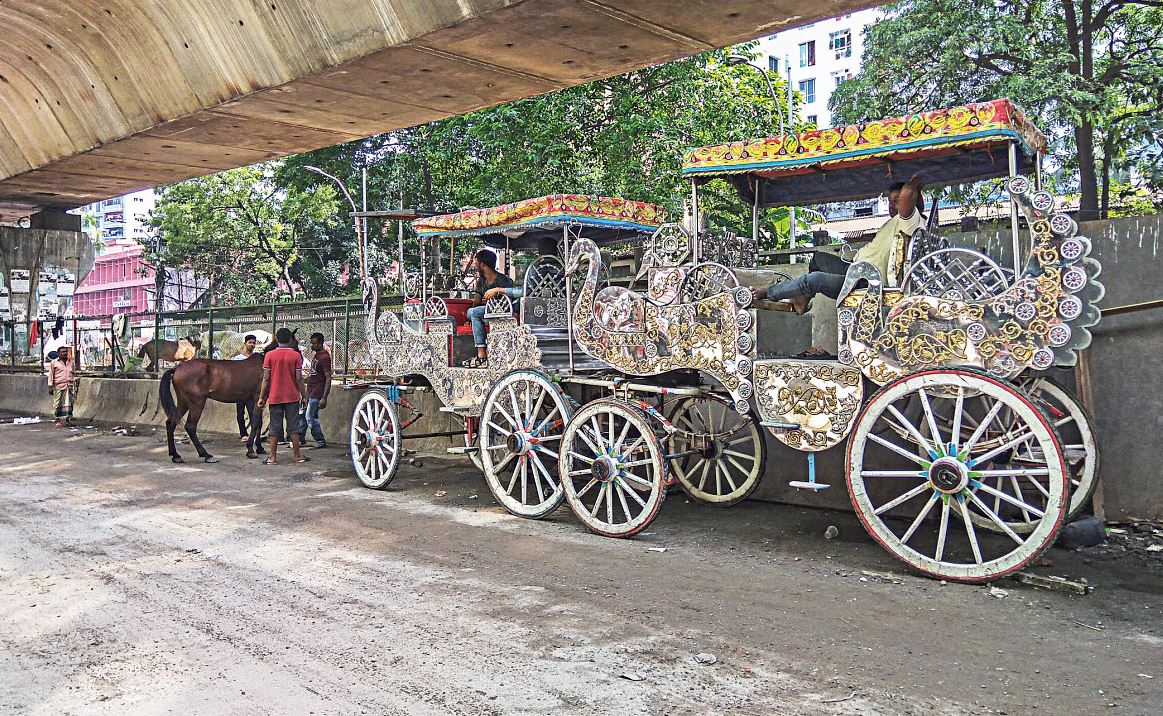 হারিয়ে যাচ্ছে পুরান ঢাকার ঐতিহ্যবাহী টমটম