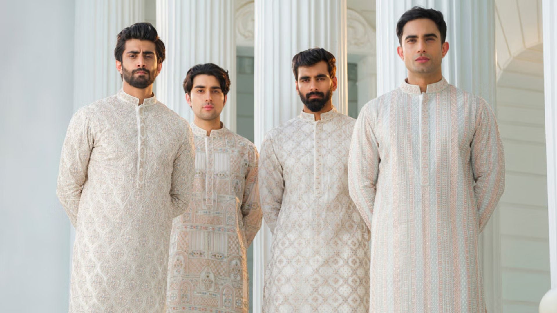 উৎসব-আয়োজনে সাদা পাঞ্জাবির স্নিগ্ধতা