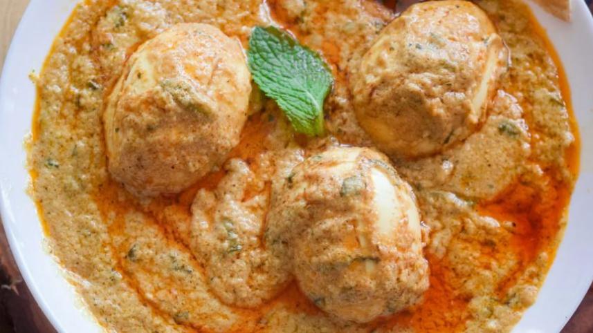 ডিমের মালাই কোরমা 