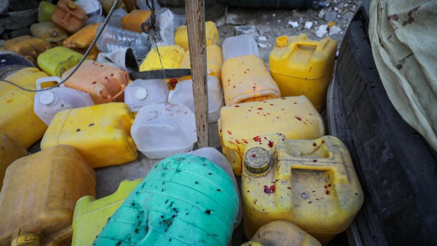 Nuseirat Water Point Attack