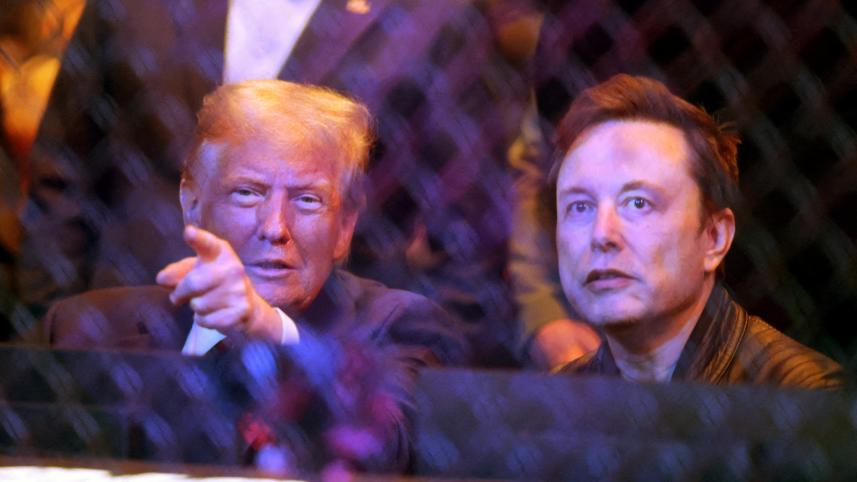Musk and Trump 