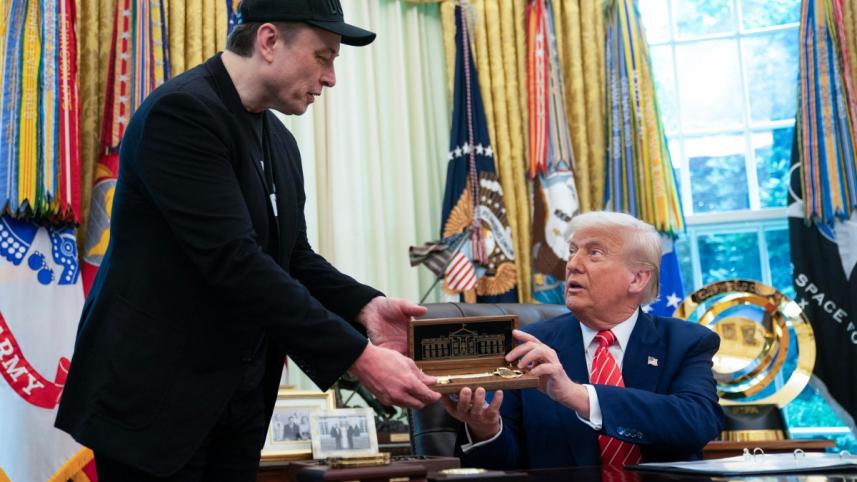 Musk and Trump 