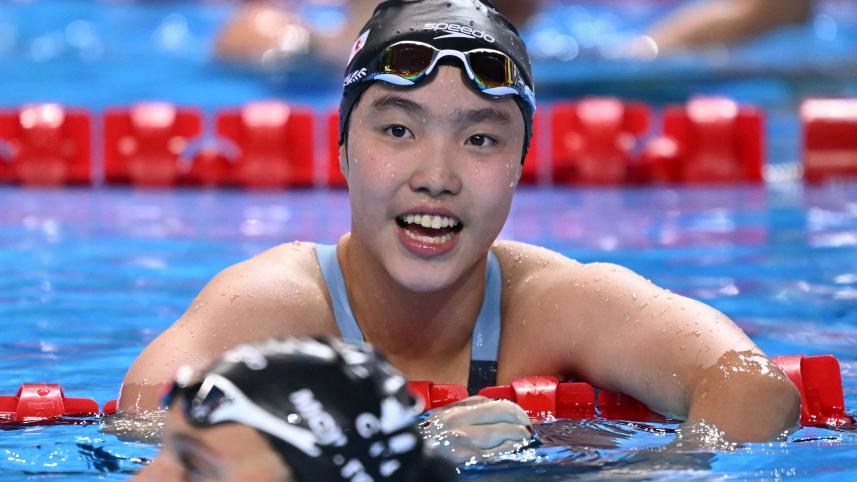 China's swimmer Yu Zidi 
