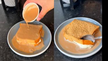 দুবাই চা-পাউরুটির ডেজার্ট