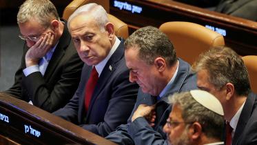 Netanyahu in Knesett